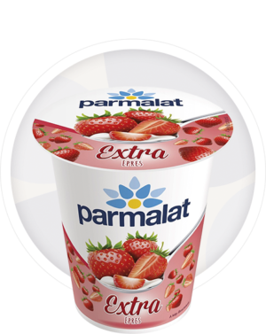 Parmalat Extra gyümölcsjoghurt Epres