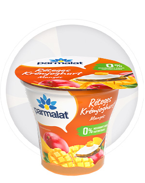 Parmalat Dolce Réteges Krémjoghurt Mangós